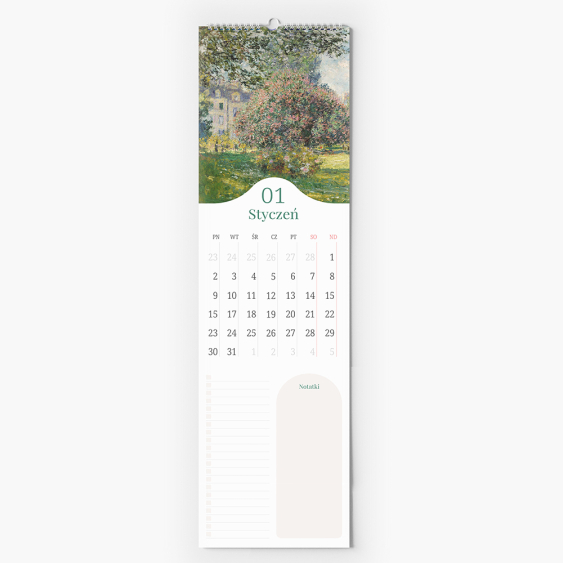 Calendar de Bucătărie, Clasic, 12x45
