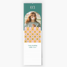 Calendar de Bucătărie, Checkerboard, 12x45