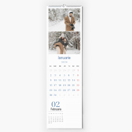 Calendar de Bucătărie, Blue, 12x45
