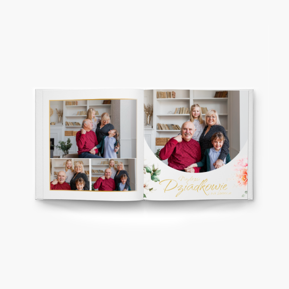 Urări pentru bunici fotocarte, 20x20 cm