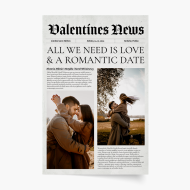 Poster, Coperta Valentines, 40x60 cm