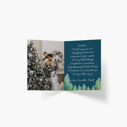 Felicitare personalizată Crăciun magic, 20x30 cm