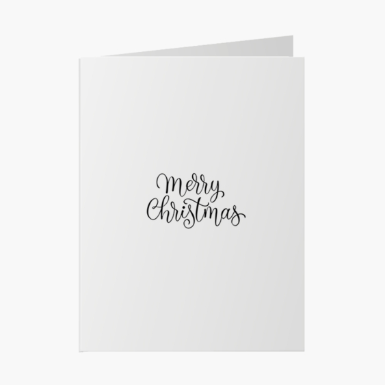 Felicitare personalizată Crăciun Fericit!, 20x30 cm