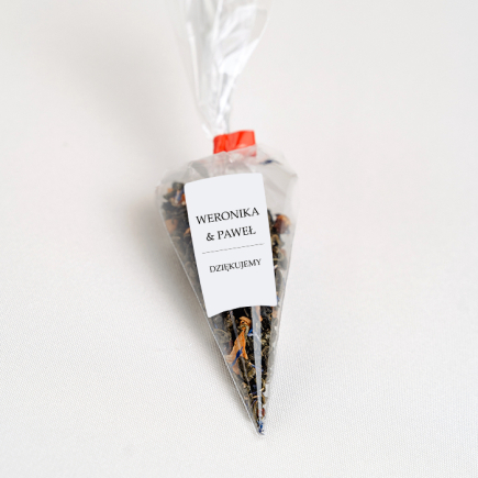 Ceaiuri, Colecție Minimalist - Cornet de celofan cu ceai din frunze vrac