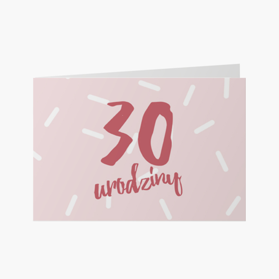 Felicitare personalizată Pentru a 30-a mea aniversare, 20x15 cm