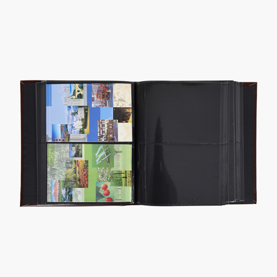 Album foto material textil maro 200 de fotografii, 10x15 cm