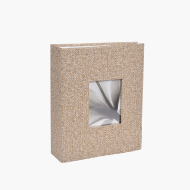 Album foto bej, cu fereastră – 304 fotografii, 10x15 cm