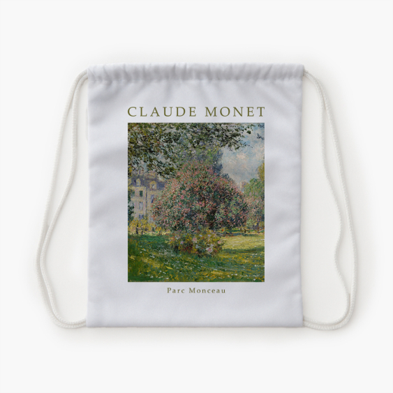 Rucsac-geantă, 30x38, Monet „Parcul Monceau”