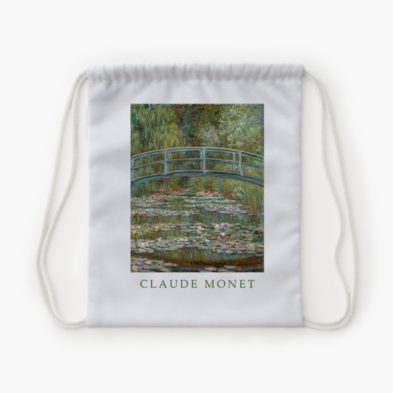 Rucsac-geantă, 30x38, Monet „Podul”