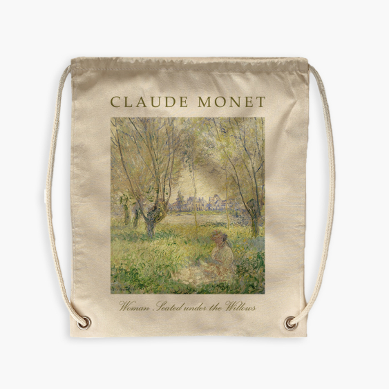 Rucsac-geantă, 38x46, Monet „Femeia”