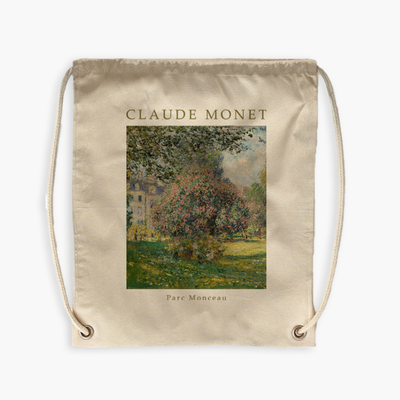 Rucsac-geantă, 38x46, Monet „Parcul Monceau”