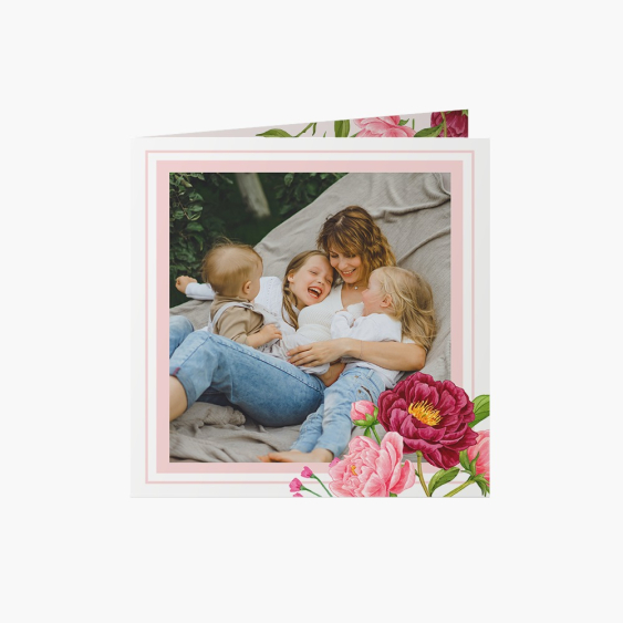 Felicitare personalizată Ziua Mamei, 14x14 cm