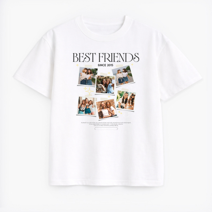Tricou unisex Colaj cu cei mai buni prieteni