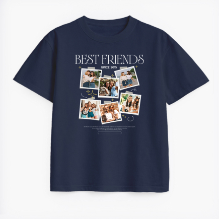 Tricou unisex Colaj cu cei mai buni prieteni