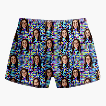Pantaloni scurți boxer pentru bărbați Pixeli