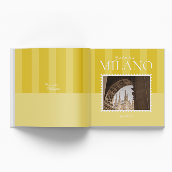 Amintiri din Milano fotocarte, 20x20 cm