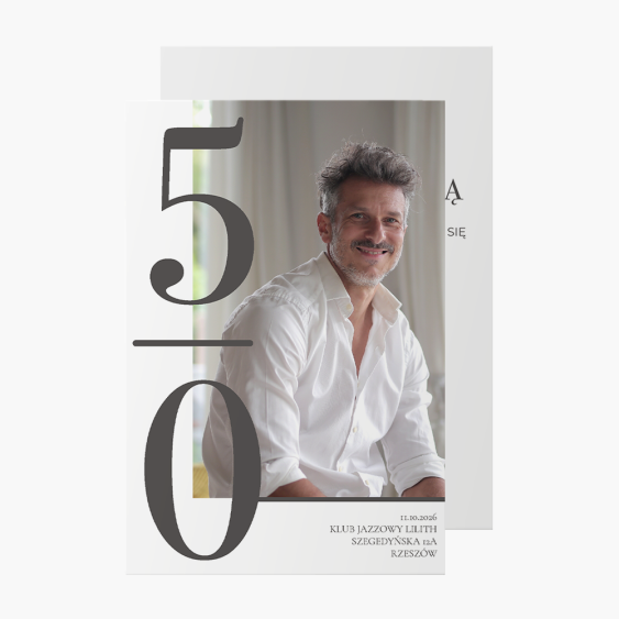 Invitație, 50!