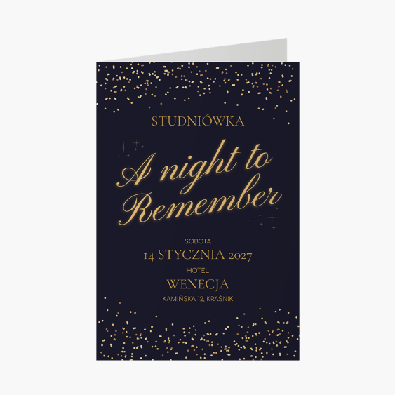 Invitație, Noaptea balului de absolvire