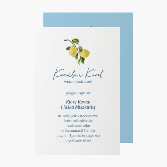 Invitație, Lămâi