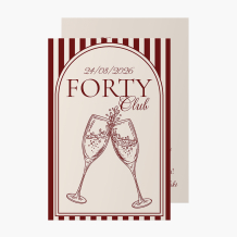 Invitație, Clubul Forty