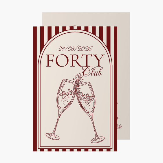 Invitație, Clubul Forty