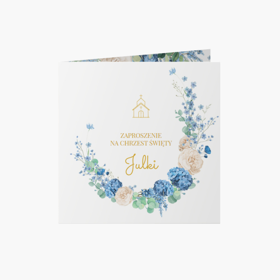 Invitație, Colecția Flori Albastre