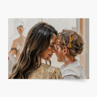Poster, Fotografia ta în stil: Pictură în ulei, 30x21 cm