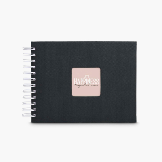 Album tip lipire ARTĂ FINE NEGRU PROFUND 24x17 50 PAGINI ALBE, 10x15 cm