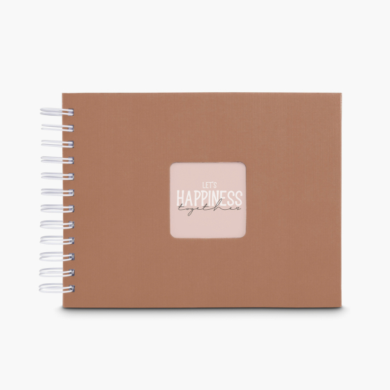 Album tip lipire FINE ART MOCHA 24x17 50 PAGINI ALBE, 10x15 cm