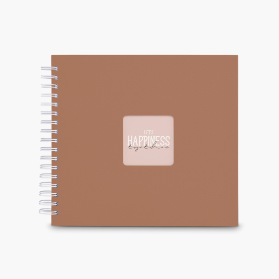 Album tip lipire FINE ART MOCHA 28x24 50 PAGINI ALBE, 10x15 cm