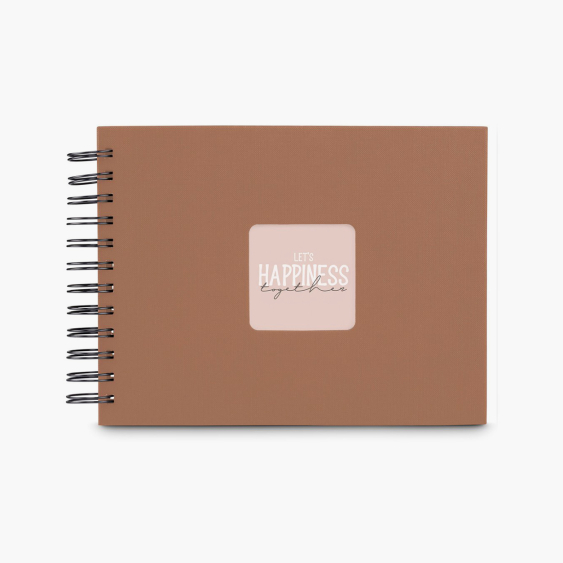 Album tip lipire FINE ART MOCHA 24x17 50 PAGINI NEGRE, 10x15 cm