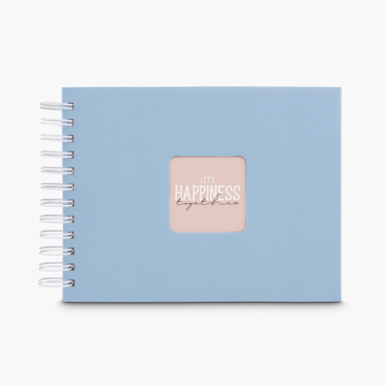 Album tip lipire FINE ART PASTEL ALBASTRU 24x17 50 PAGINI ALBE, 10x15 cm