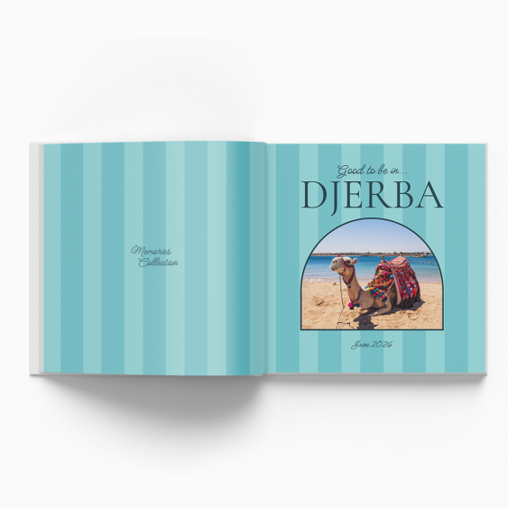 Amintiri din Djerba fotocarte, 20x20 cm