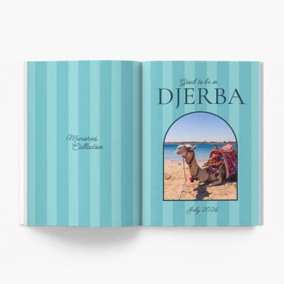 Amintiri din Djerba fotocarte, 20x30 cm