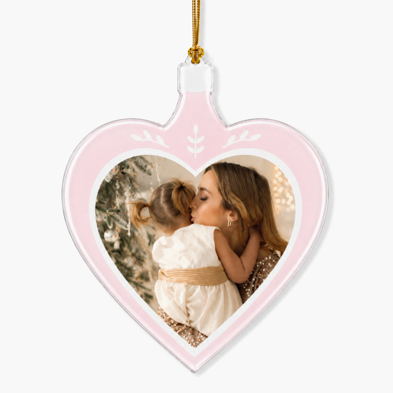 Decorațiune pentru brad Fotografia ta, set de 4