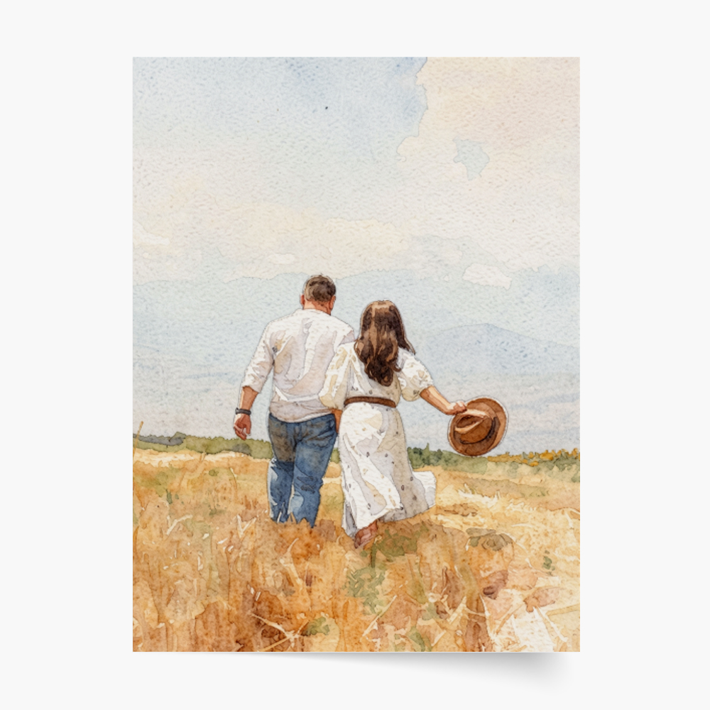 Poster, Fotografia ta în stilul: Acuarelă, 21x30