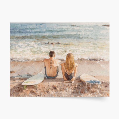 Poster, Fotografia ta în stilul: Acuarelă, 30x21