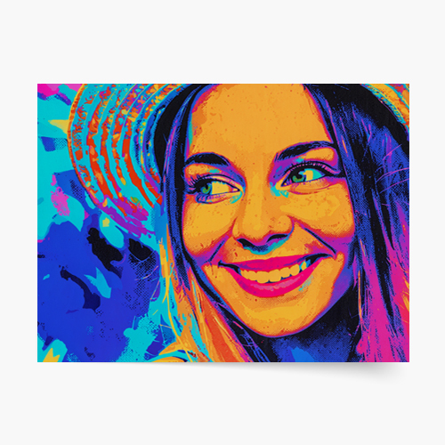 Poster, Fotografia ta în stil Warhol, 30x21