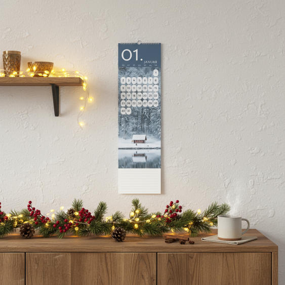 Calendar de Bucătărie, Fotografie completă, 12x45
