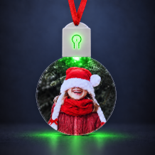 Glob de Crăciun Iluminare LED, fotografia ta